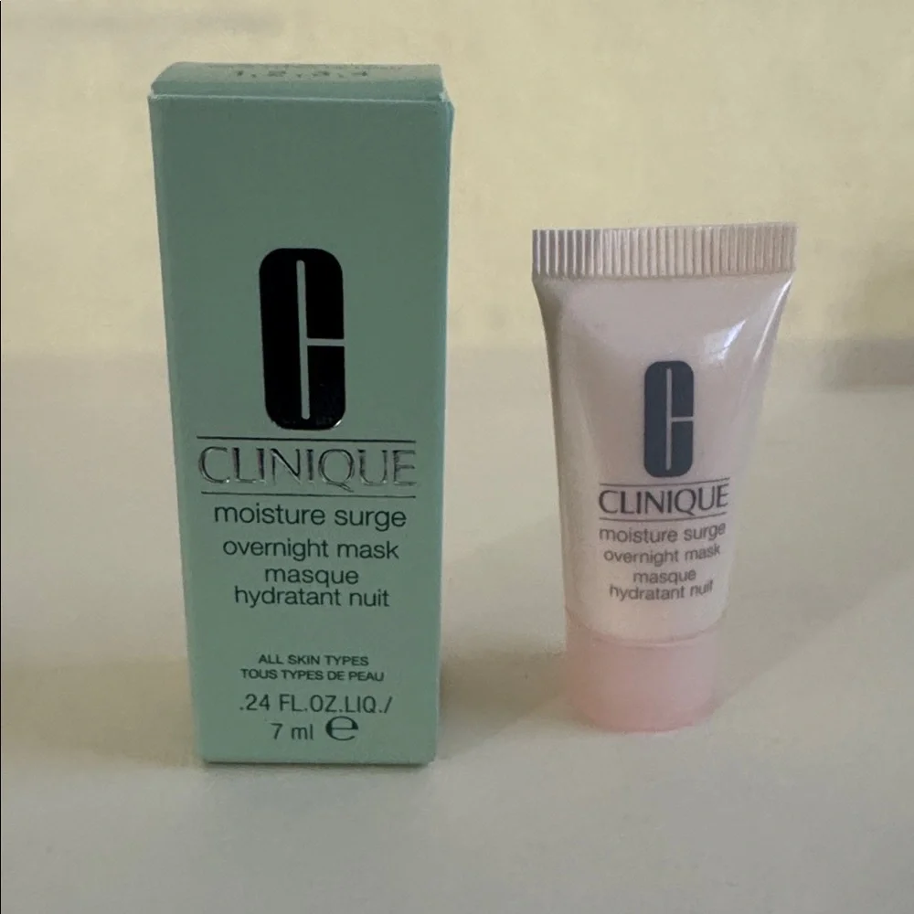 CLINIQUE Moisture Surge Overnight Mask Travel Sample Size 0.24oz NIB